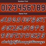 Custom Orange Brown Varsity Jackets for Men Women Youth Personalized Letterman Jackets