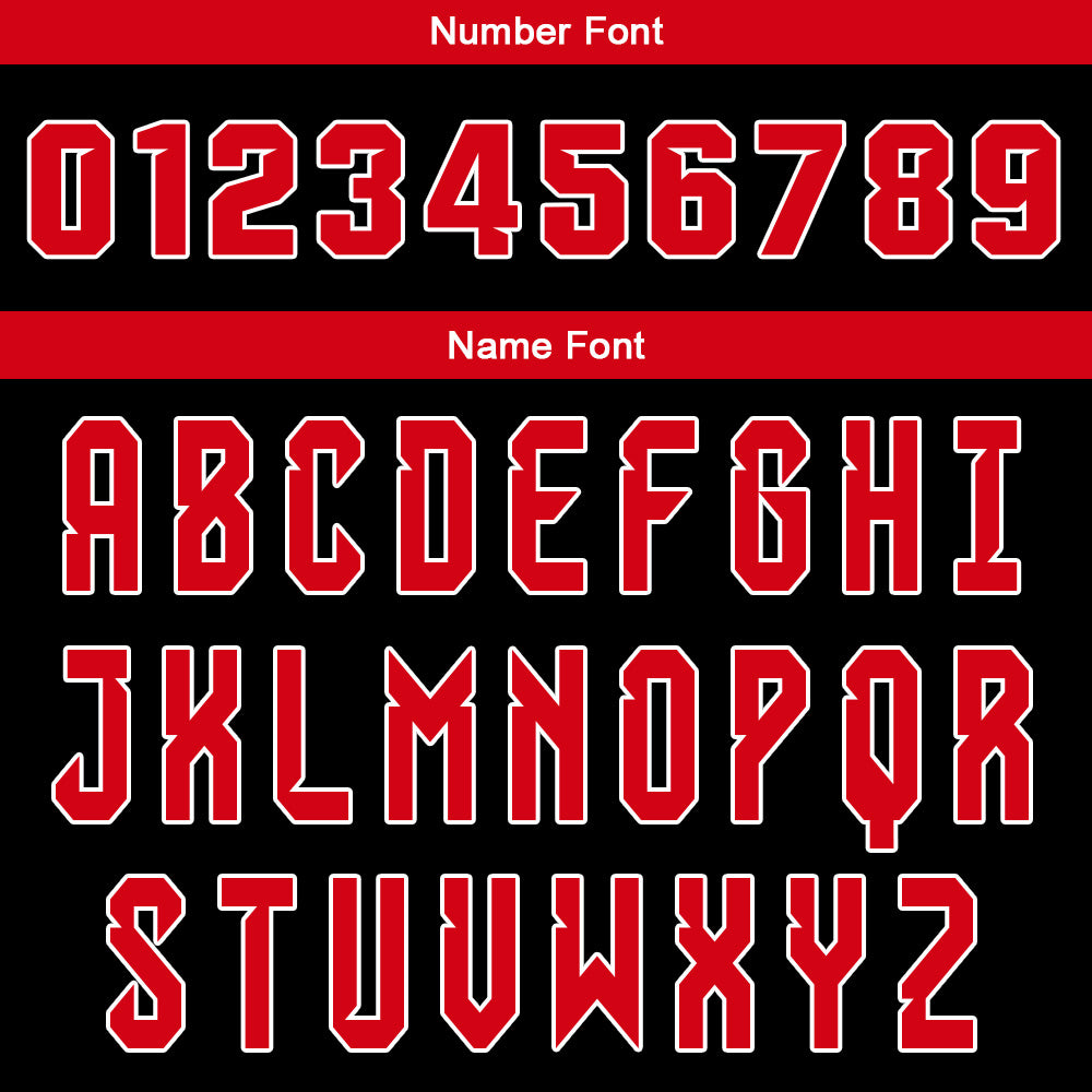 Custom Black Red Reversible Basketball Suit for Adults and Kids Personalized Jersey