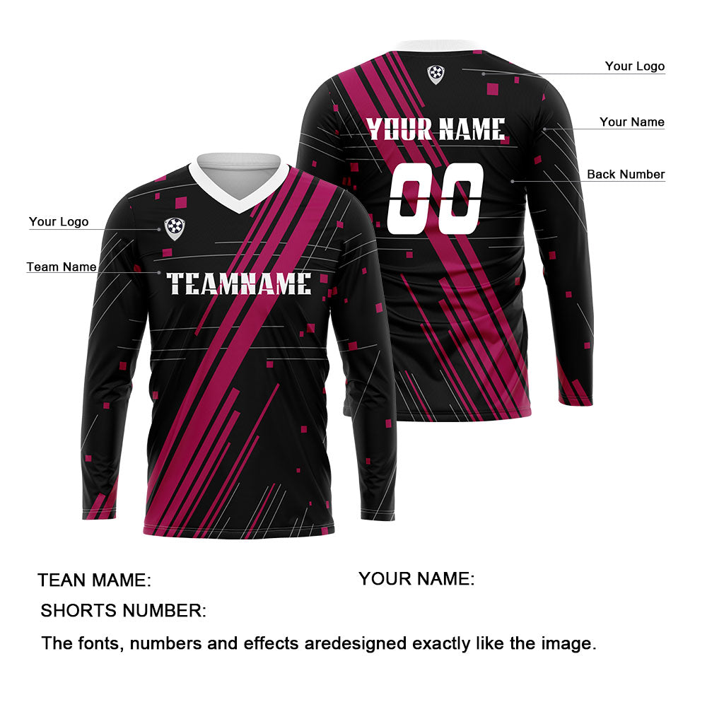 Custom Rose Red White Basketball Soccer Football Shooting Long T-Shirt for Adults and Kids