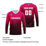 Custom White Rose Basketball Soccer Football Shooting Long T-Shirt for Adults and Kids