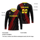 Custom Red Yellow Basketball Soccer Football Shooting Long T-Shirt for Adults and Kids