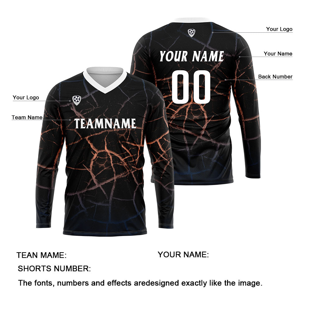 Custom Orange Blue Basketball Soccer Football Shooting Long T-Shirt for Adults and Kids