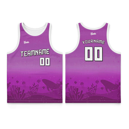 Custom Pink Green Wide Shoulder Basketball Jersey, Breathable Mesh Team Uniform for Adult & Yout