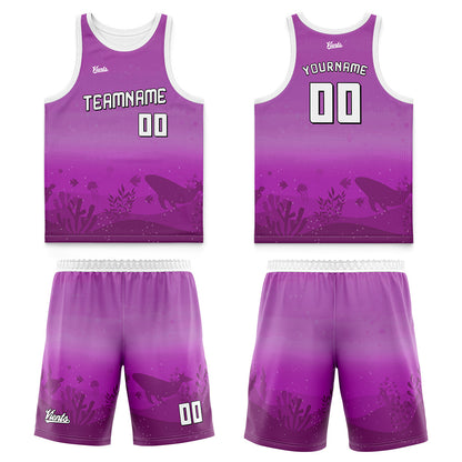 Custom Pink Green Wide Shoulder Basketball Jersey, Breathable Mesh Team Uniform for Adult & Yout