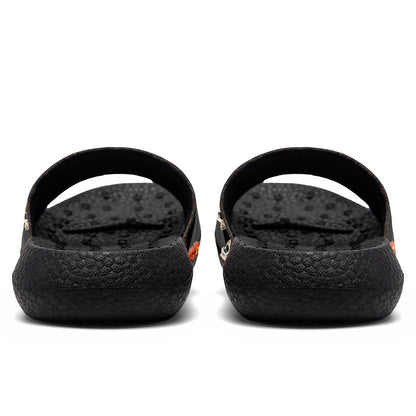Customized Basketball Slippers With Added Patterns, Name Number Logo