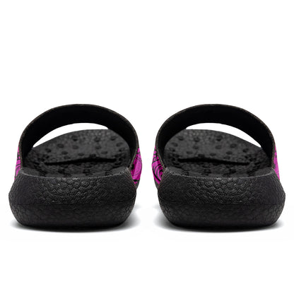 Customized Basketball Slippers With Added Patterns, Name Number Logo