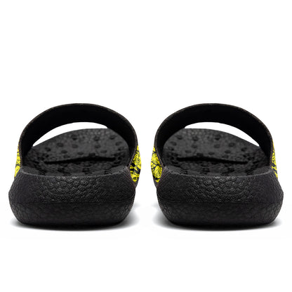 Customized Basketball Slippers With Added Patterns, Name Number Logo