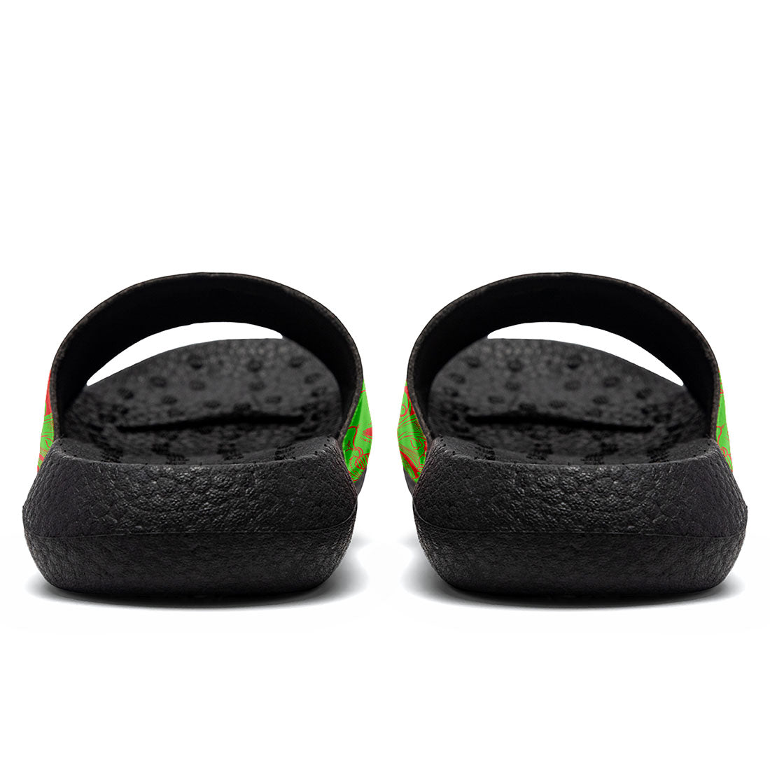 Customized Basketball Slippers With Added Patterns, Name Number Logo