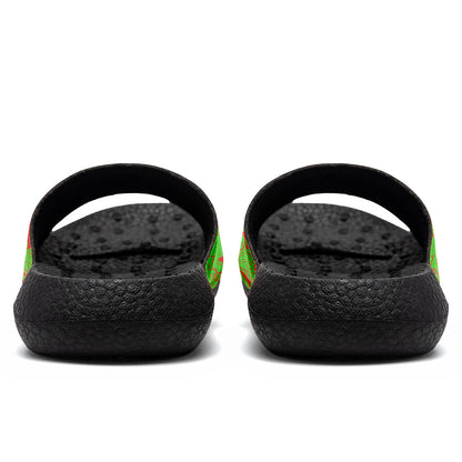 Customized Basketball Slippers With Added Patterns, Name Number Logo