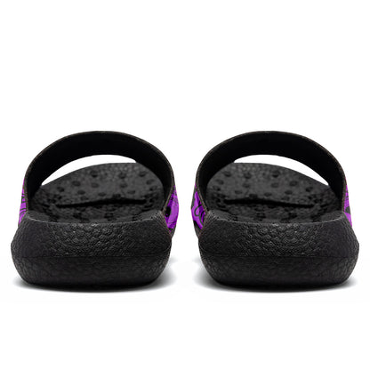 Customized Basketball Slippers With Added Patterns, Name Number Logo