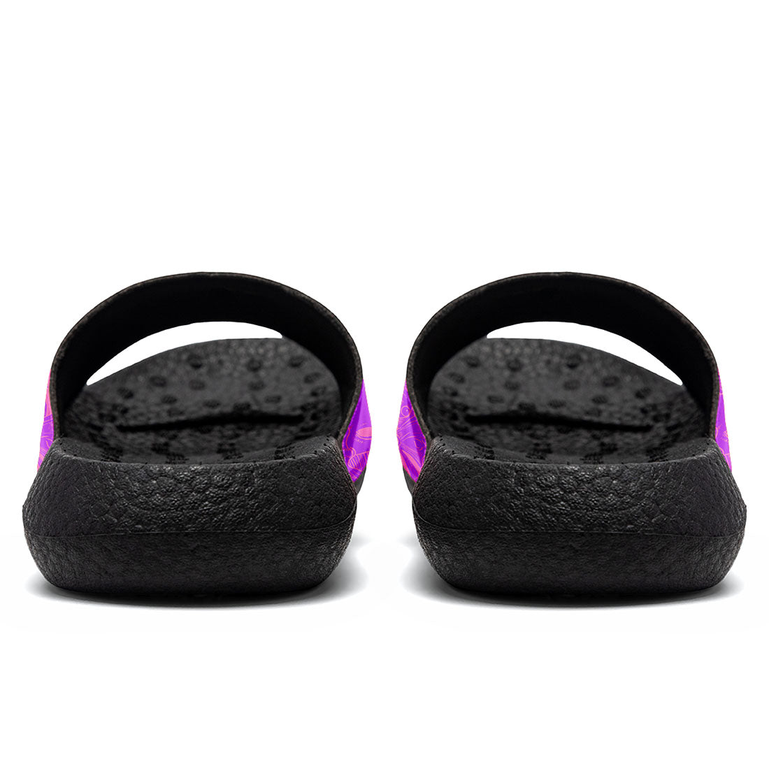 Customized Basketball Slippers With Added Patterns, Name Number Logo