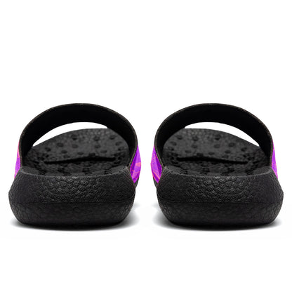 Customized Basketball Slippers With Added Patterns, Name Number Logo