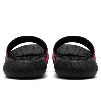 Customized Basketball Slippers With Added Patterns, Name Number Logo