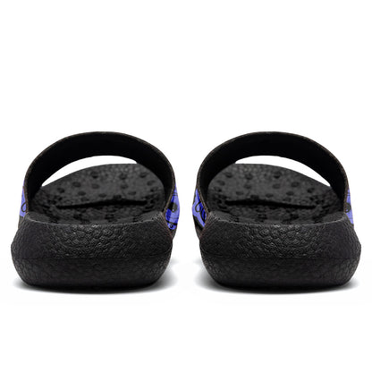 Customized Basketball Slippers With Added Patterns, Name Number Logo