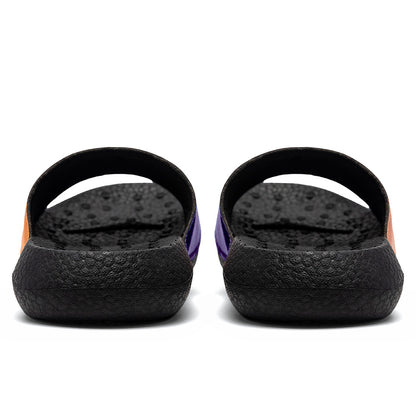 Customized Basketball Slippers With Added Patterns, Name Number Logo