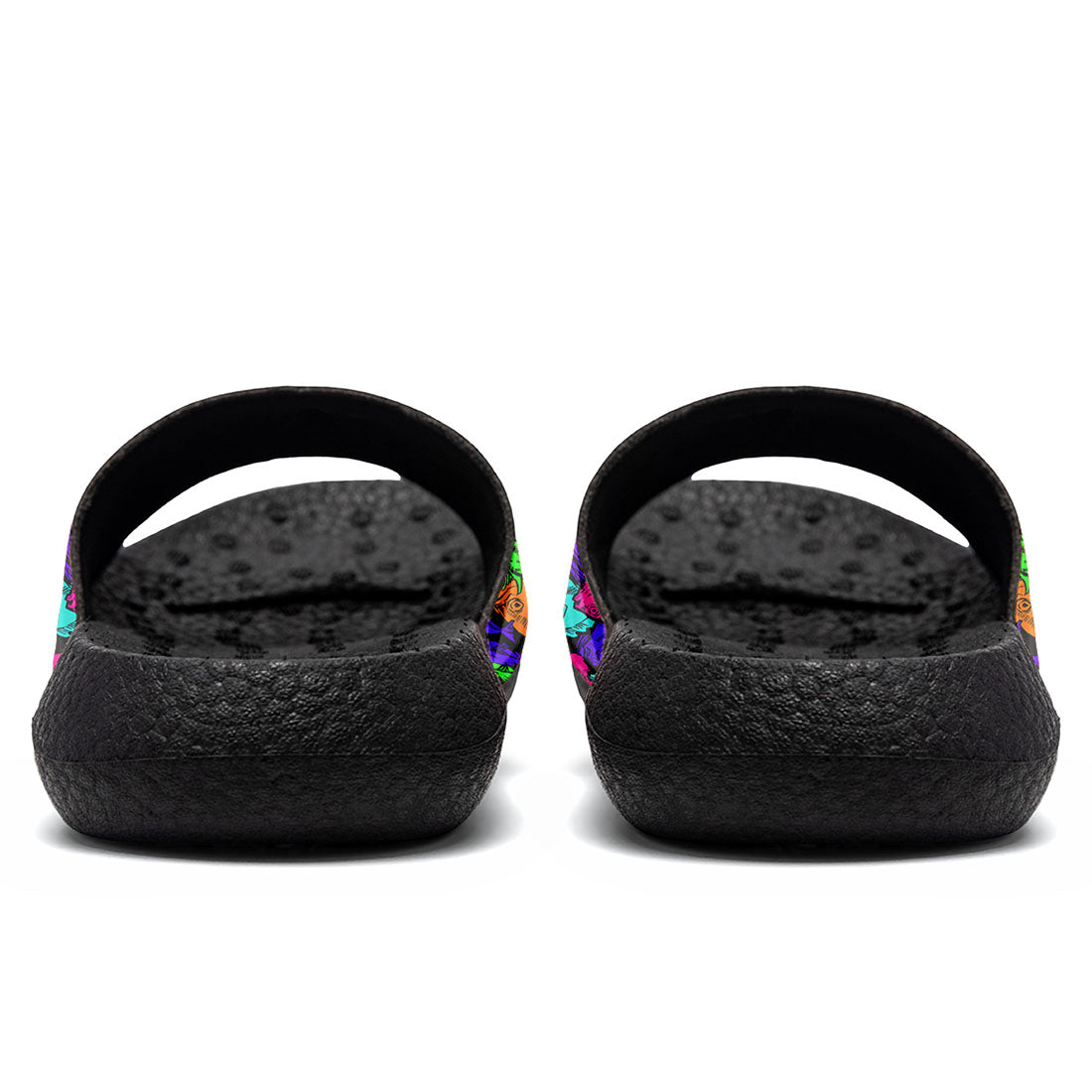 Customized Basketball Slippers With Added Patterns, Name Number Logo