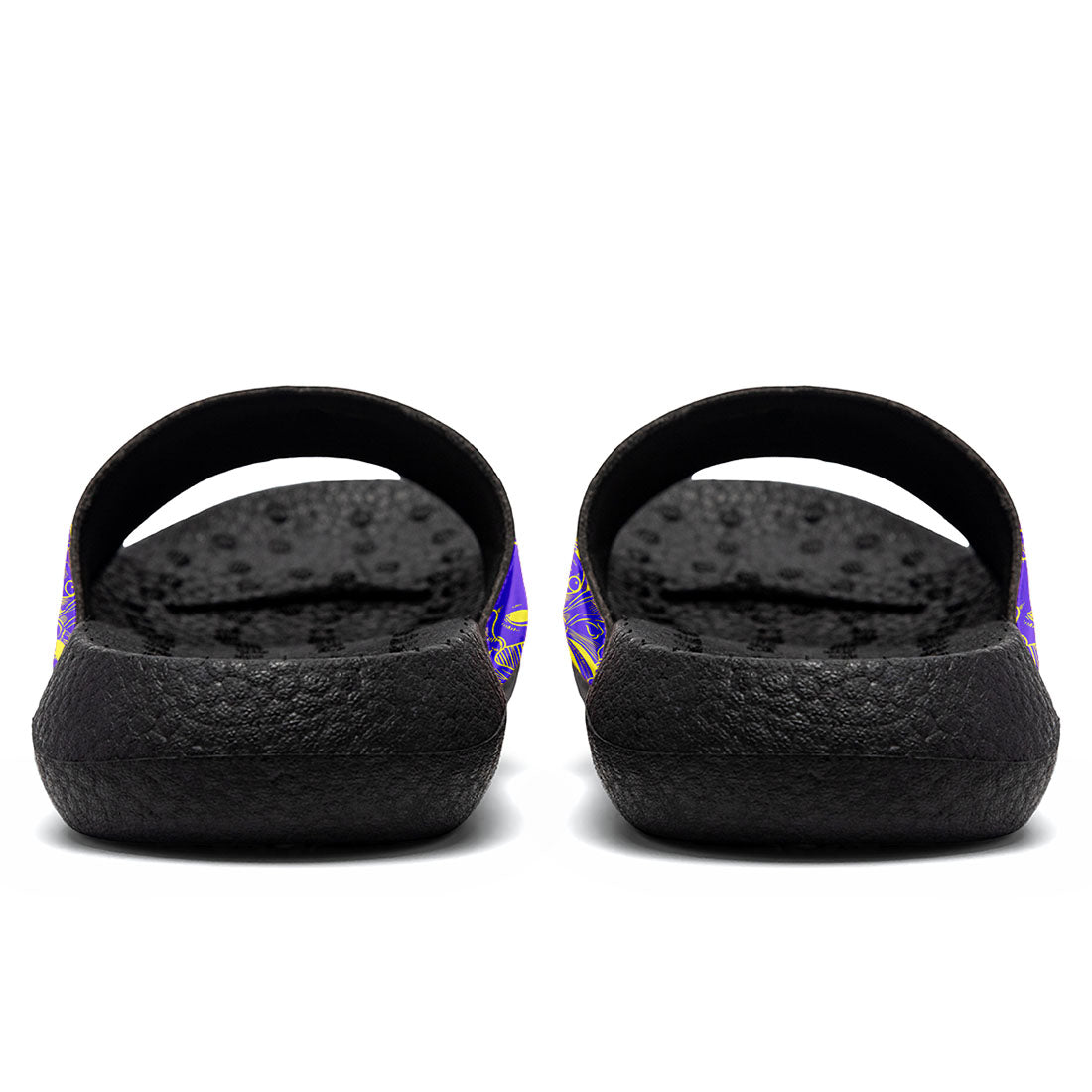 Customized Basketball Slippers With Added Patterns, Name Number Logo