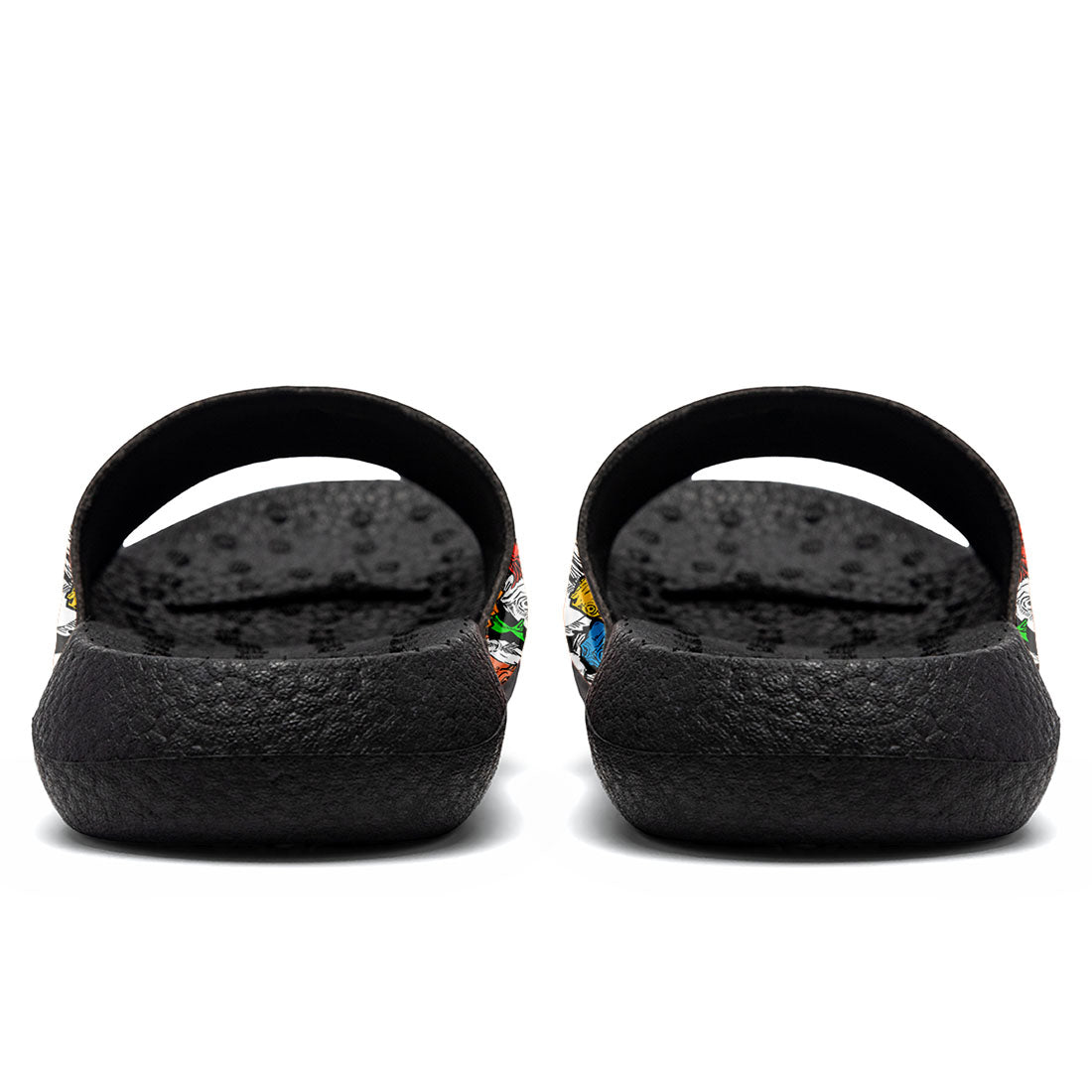 Customized Basketball Slippers With Added Patterns, Name Number Logo