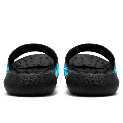 Customized Basketball Slippers With Added Patterns, Name Number Logo