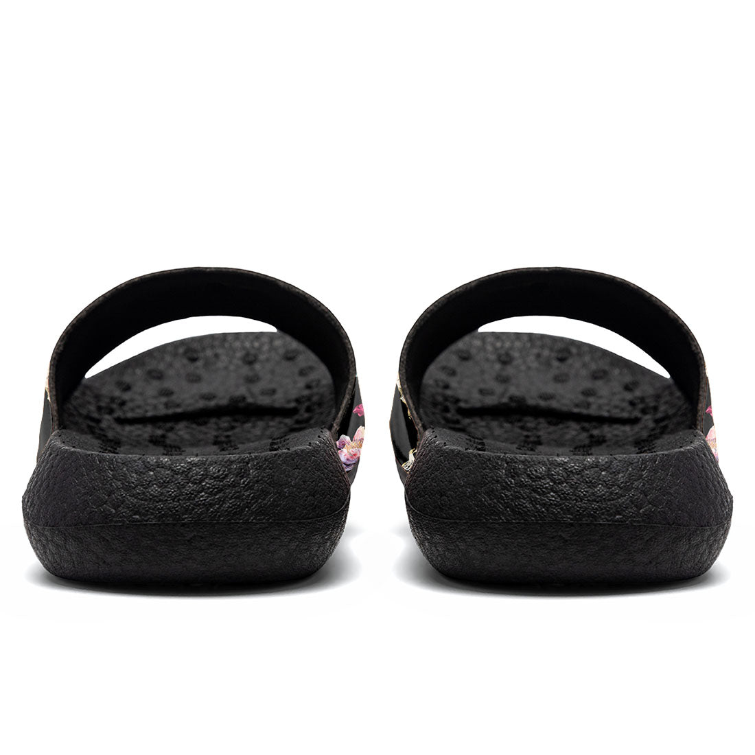 Customized Basketball Slippers With Added Patterns, Name Number Logo