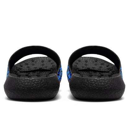 Customized Basketball Slippers With Added Patterns, Name Number Logo