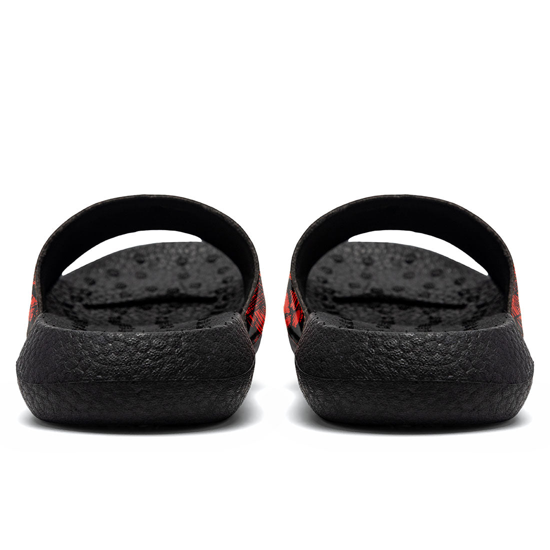 Customized Basketball Slippers With Added Patterns, Name Number Logo