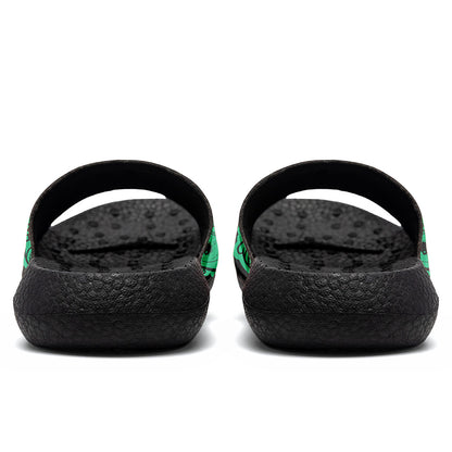 Customized Basketball Slippers With Added Patterns, Name Number Logo