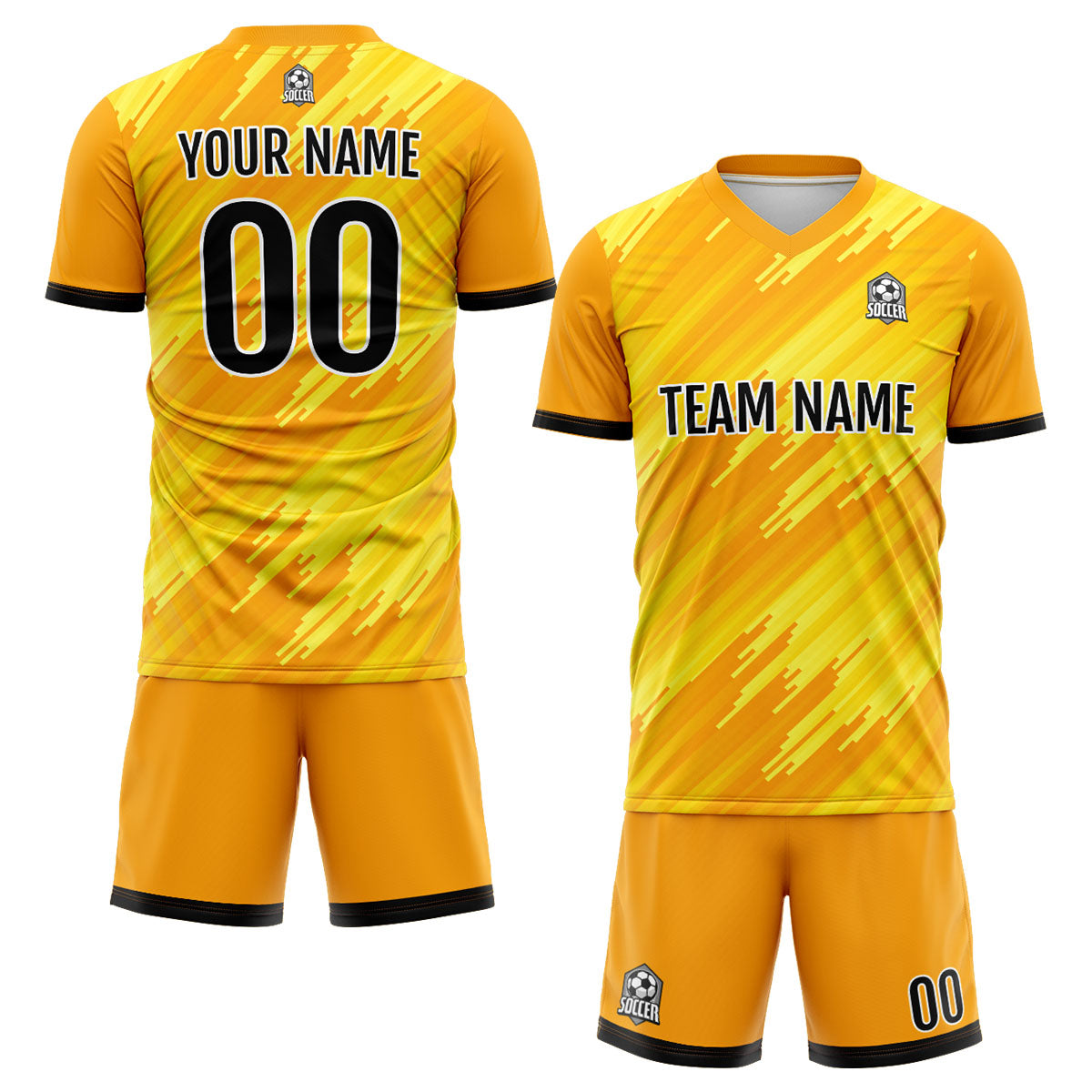 Custom Orange Uniform Jersey Kids Adults Personalized Set Jersey Shirt