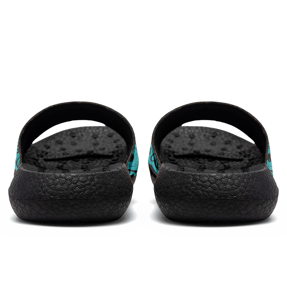 Customized Basketball Slippers With Added Patterns, Name Number Logo