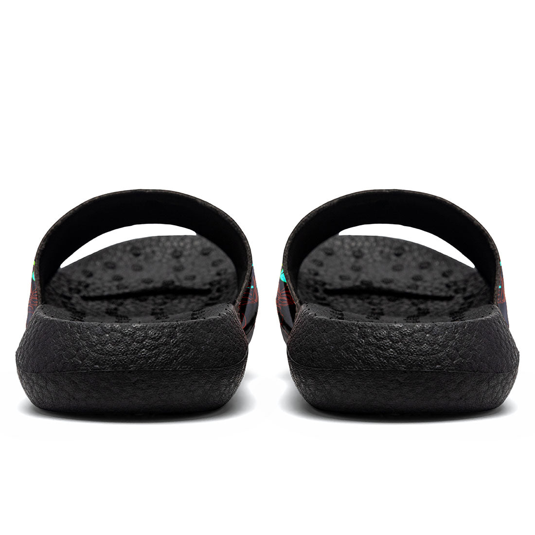 Customized Basketball Slippers With Added Patterns, Name Number Logo