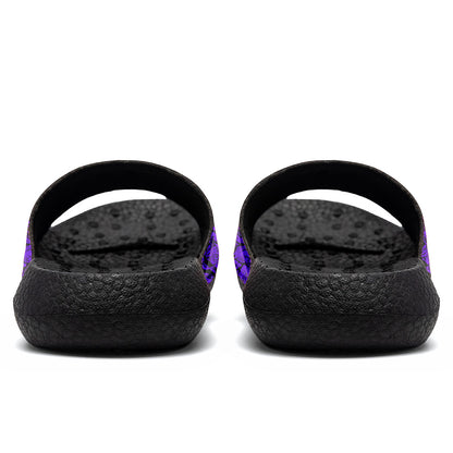Customized Basketball Slippers With Added Patterns, Name Number Logo