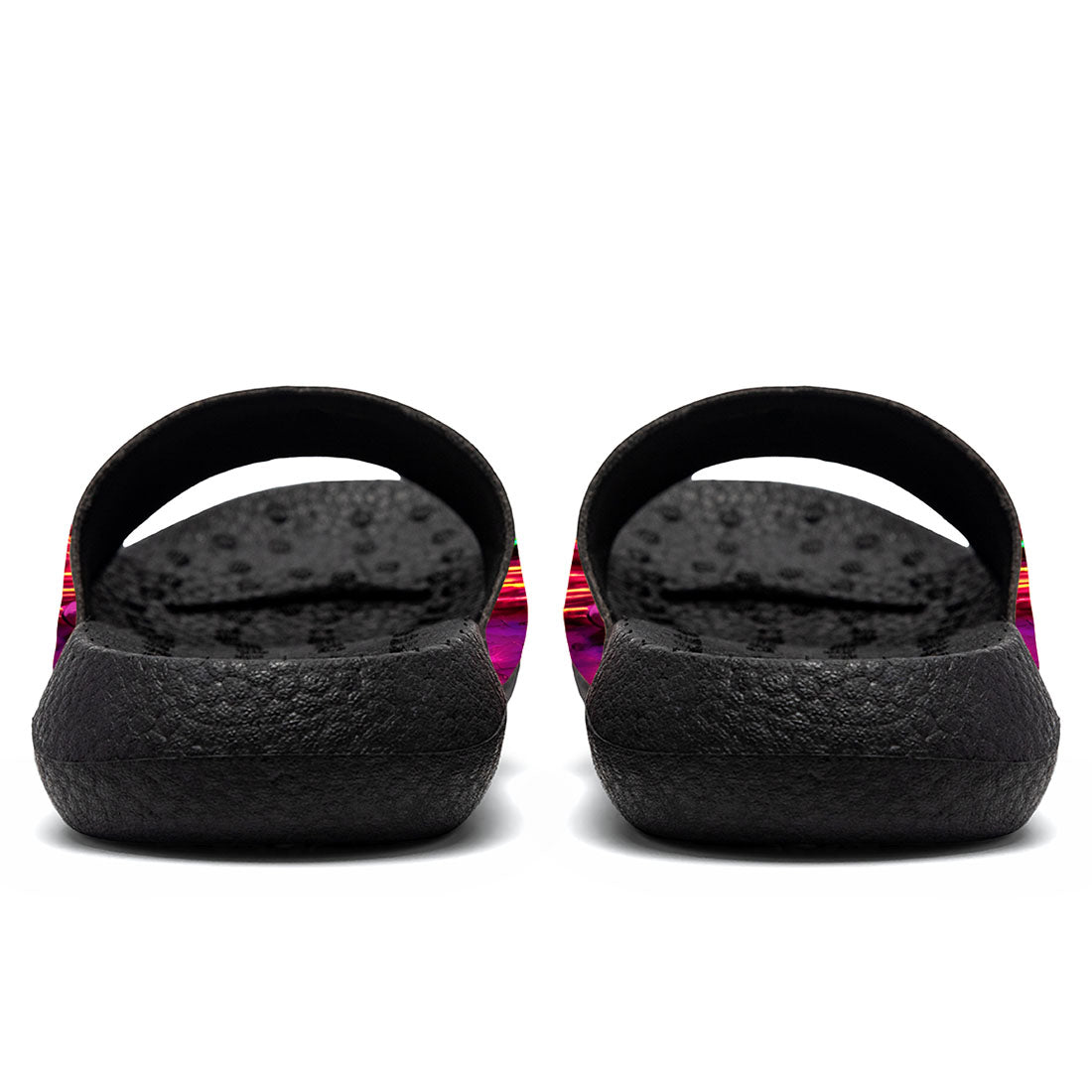 Customized Basketball Slippers With Added Patterns, Name Number Logo