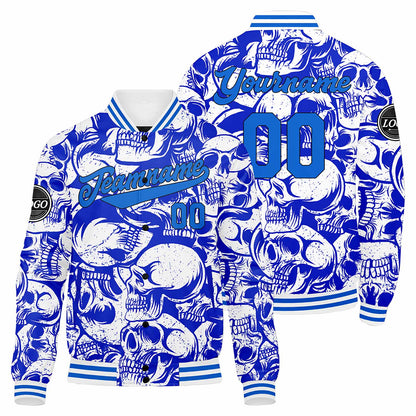 Custom dark blue Varsity Jacket for Men Women and Youth with Personalized Letterman Jacket