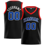 Custom Stitched Basketball Jersey for Men, Women And Kids Black-Royal-Red-White