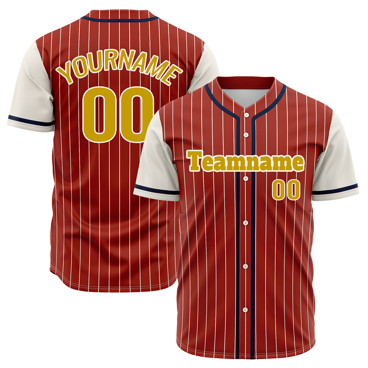 Custom Red Off White Hip Hop Baseball Jersey Stitched Printed - Personalized Name Number Shirts #BB-0919-0089