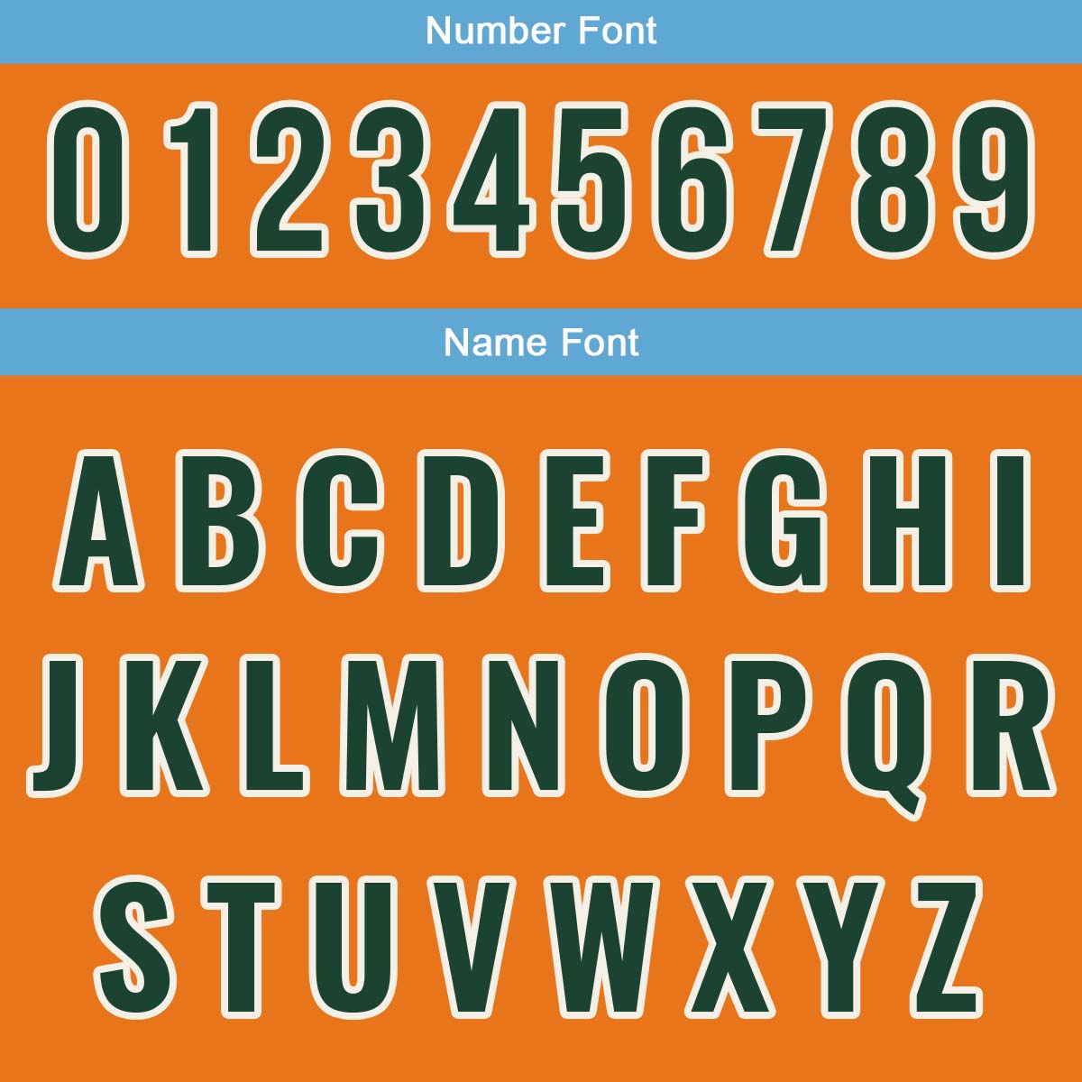 Custom Orange Light Blue Hip Hop Baseball Jersey Stitched Printed - Personalized Name Number Shirts #BB-0919-0078