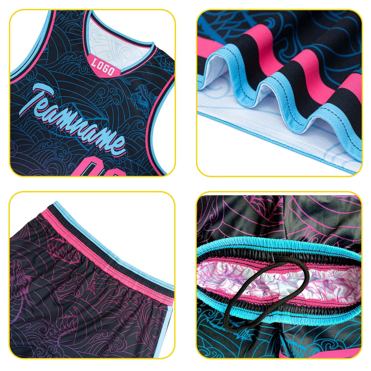 Custom Reversible Basketball Suit for Adults and Kids  Personalized Jersey