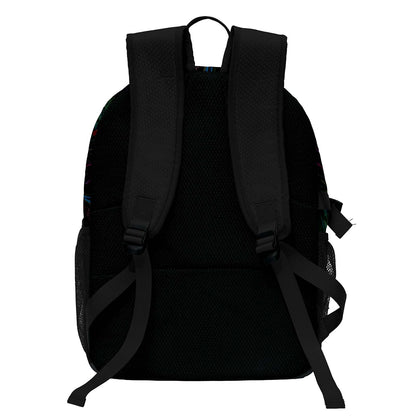 Custom Black Basketball Soccer Backpack Personalized Player Names - Numbers & Team Logo #150-BP-0914-0004