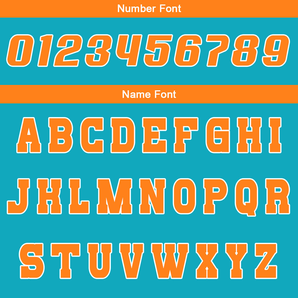 Custom Cyan Orange Reversible Basketball Suit for Adults and Kids Personalized Jersey