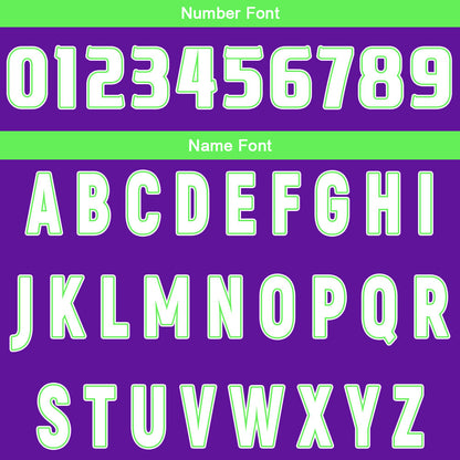 Custom Purple Green Reversible Basketball Suit for Adults and Kids Personalized Jersey