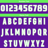 Custom Purple Green Reversible Basketball Suit for Adults and Kids Personalized Jersey