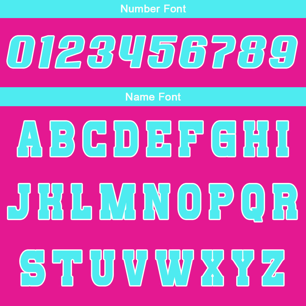 Custom Pink Cyan Reversible Basketball Suit for Adults and Kids Personalized Jersey