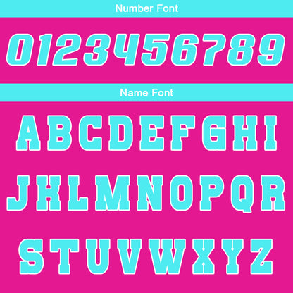 Custom Pink Cyan Reversible Basketball Suit for Adults and Kids Personalized Jersey