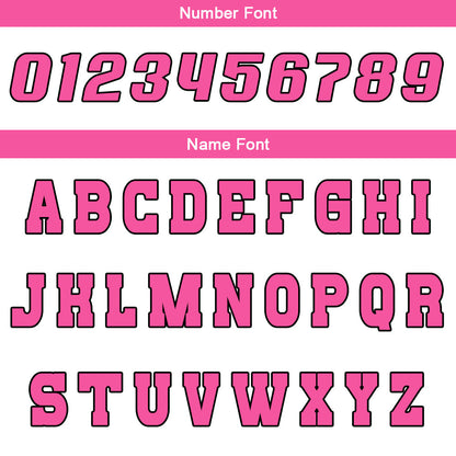 Custom White Pink Reversible Basketball Suit for Adults and Kids Personalized Jersey