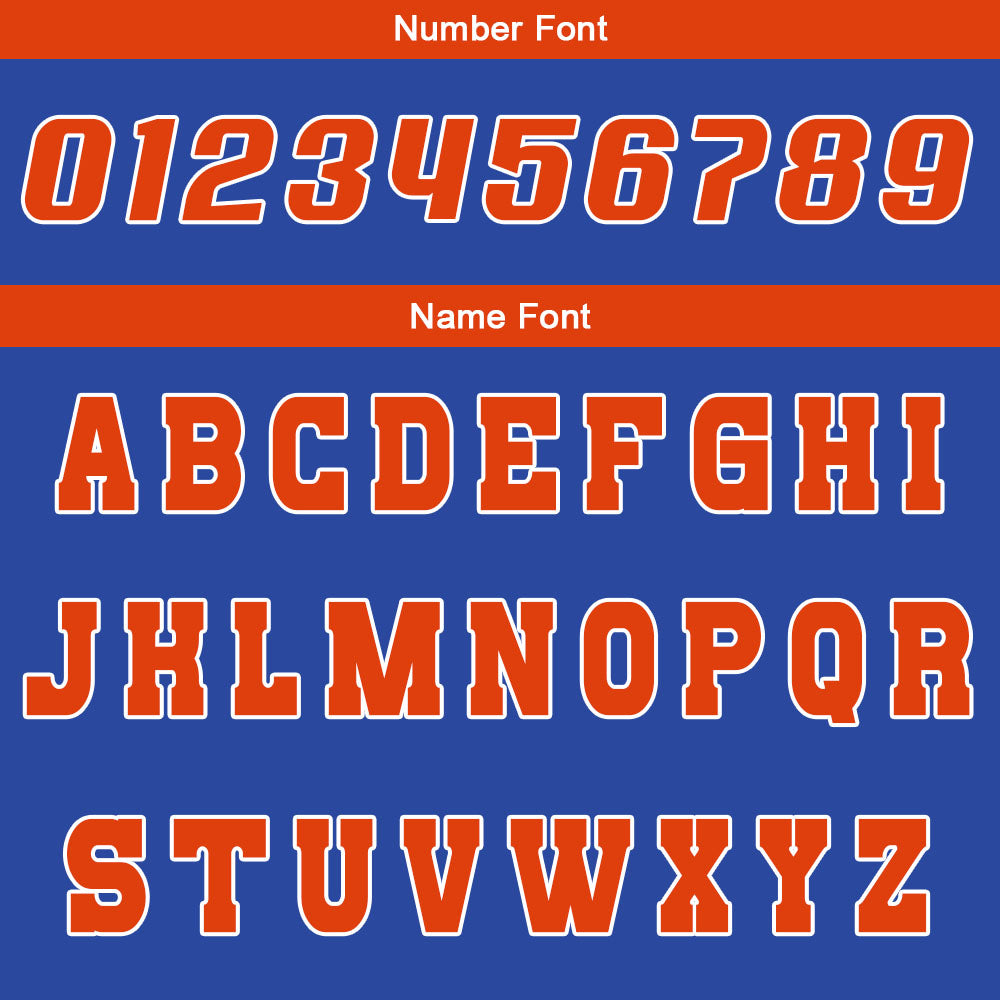 Custom Blue Orange Reversible Basketball Suit for Adults and Kids Personalized Jersey