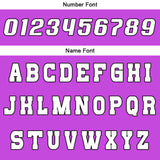 Custom Purple White Reversible Basketball Suit for Adults and Kids Personalized Jersey