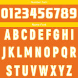 Custom Orange Yellow Reversible Basketball Suit for Adults and Kids Personalized Jersey