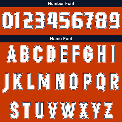 Custom Orange Navy Reversible Basketball Suit for Adults and Kids Personalized Jersey