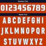 Custom Orange Navy Reversible Basketball Suit for Adults and Kids Personalized Jersey