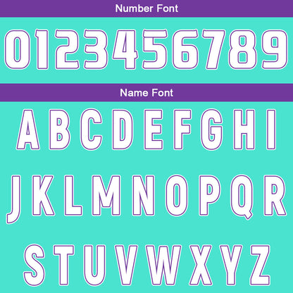 Custom Cyan Purple Reversible Basketball Suit for Adults and Kids Personalized Jersey